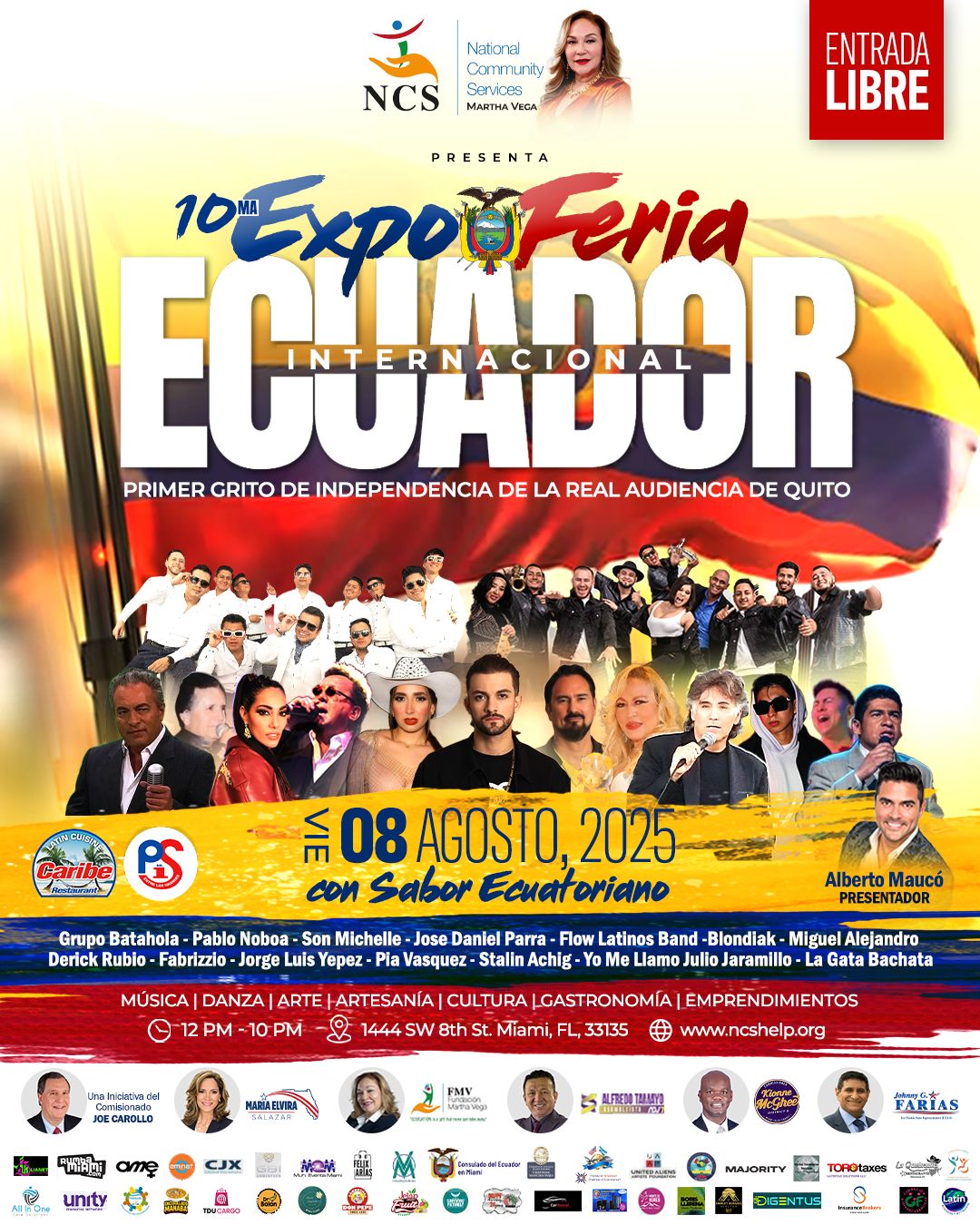 10ma Expoferia Internacional Ecuador 2025: Cultura, tradición y mas fueron protagonistas de un evento dirigido por la Dra. Martha Vega